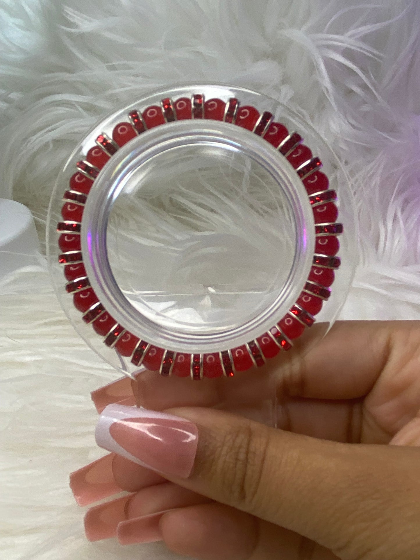 Sparkling Cherry Bomb Bracelet