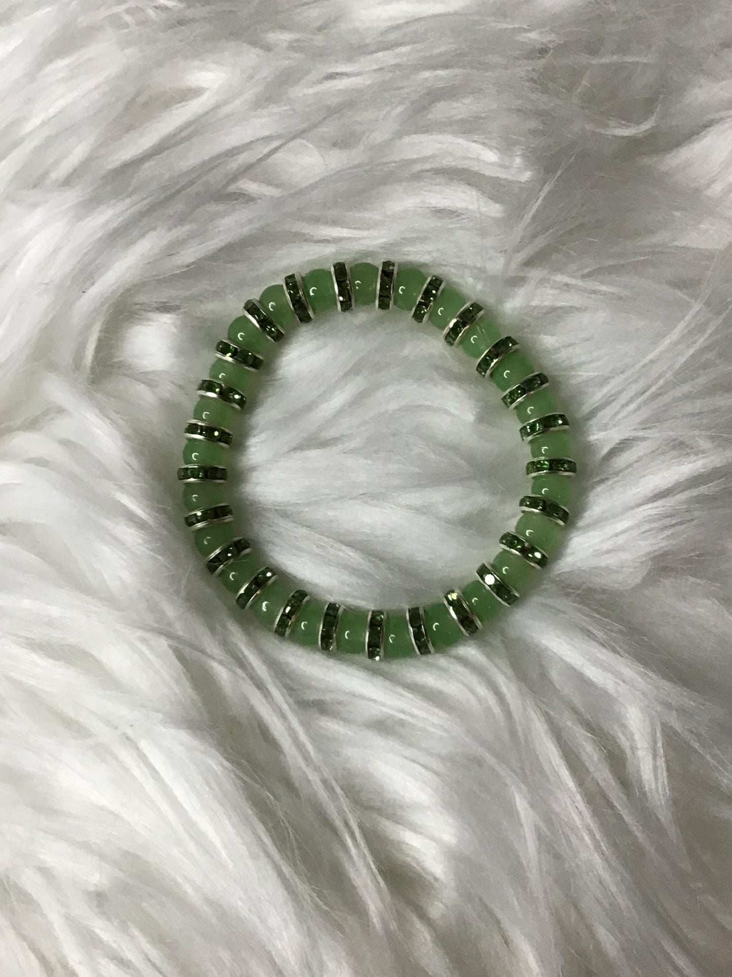 Sparkling Pistachio Bracelet