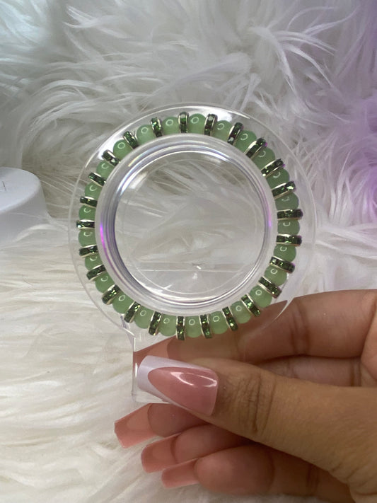 Sparkling Pistachio Bracelet